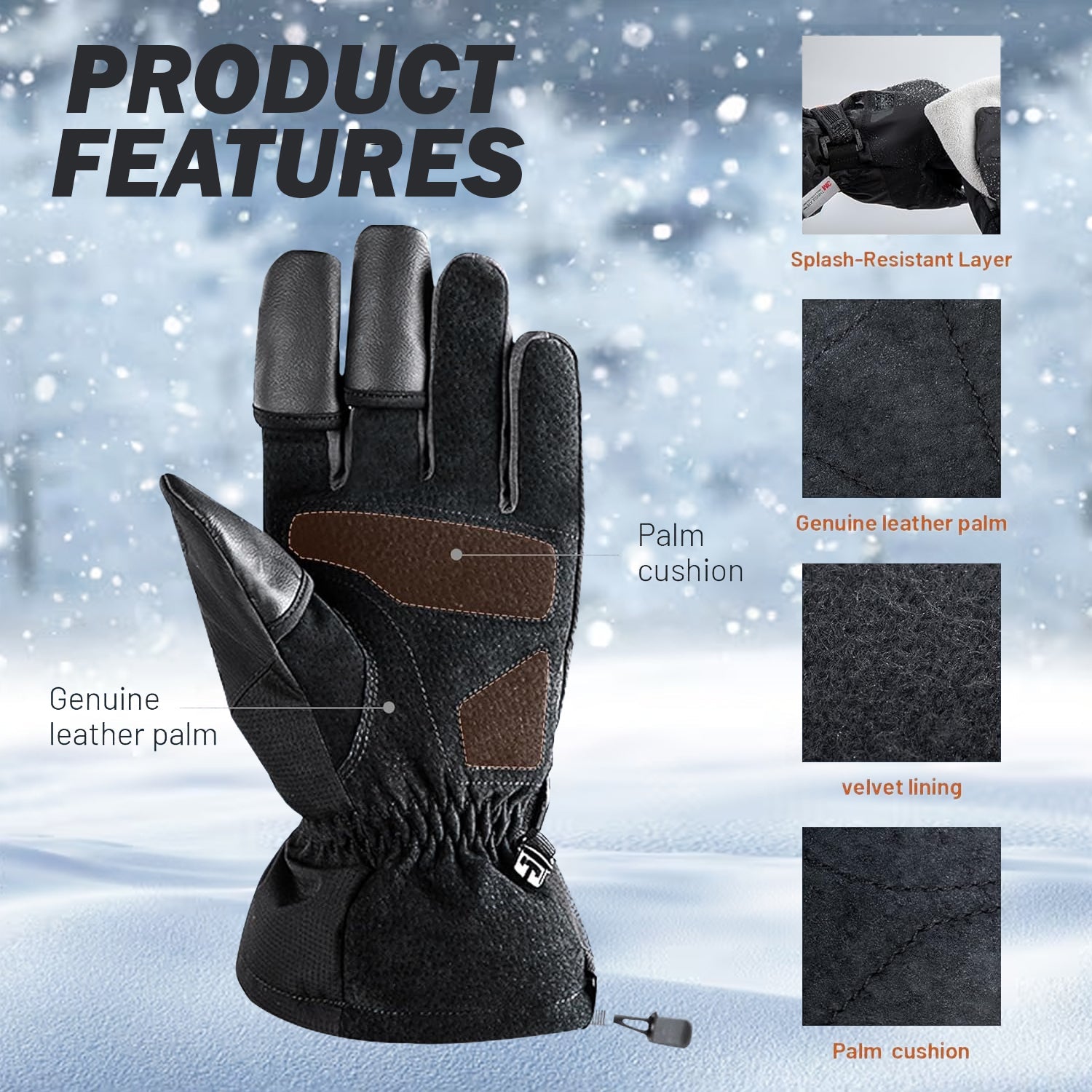 Winter Photography Gloves - PGYTECH Professional Outdoor Gloves for Photographers Winter photography gloves - Tophatter Daily Deals