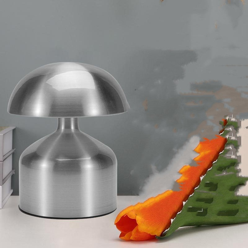 Thick Mushroom Night Light Silver B LED Night Light - Tophatter Daily Deals