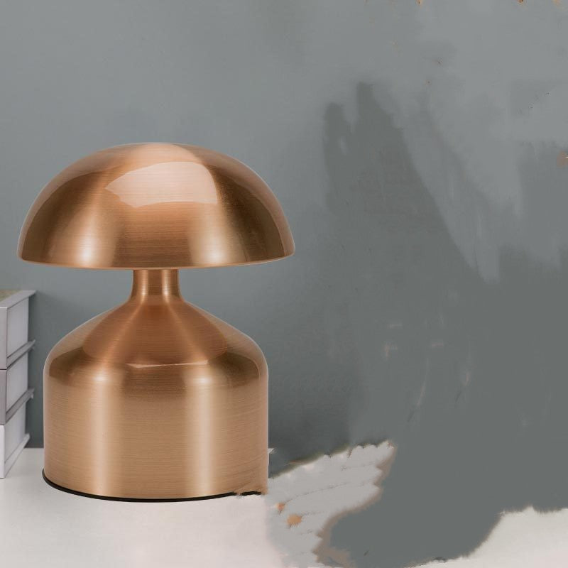 Thick Mushroom Night Light Bronze B LED Night Light - Tophatter Daily Deals