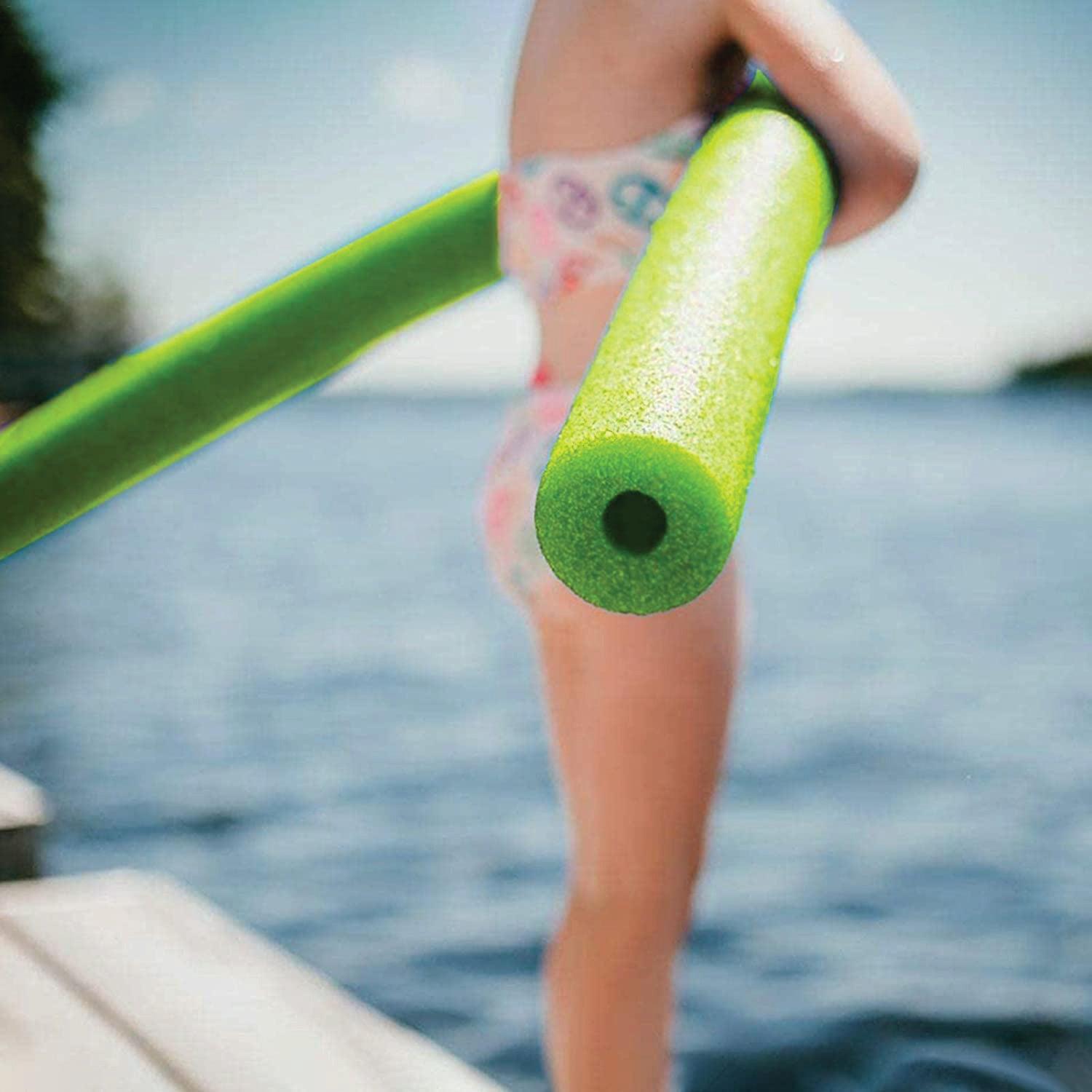 Foam Swimming Pool Noodle - 3x Swimming Pool Noodle Stick Water Float Aid Strip Blue or Red Summer & Swimming - Tophatter Daily Deals