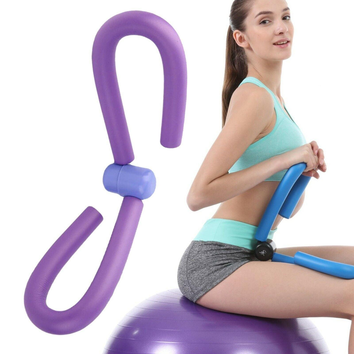 Multifunction Workout Thigh Master Fitness Equipment - Thigh Master Leg Muscle Fitness Workout Thigh Master Leg Muscle - Tophatter Daily Deals