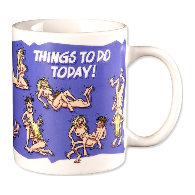 Things To Do Today - Novelty Coffee Mug 11 Oz Funny Gift > Novelties > Gag Gifts - Tophatter Daily Deals