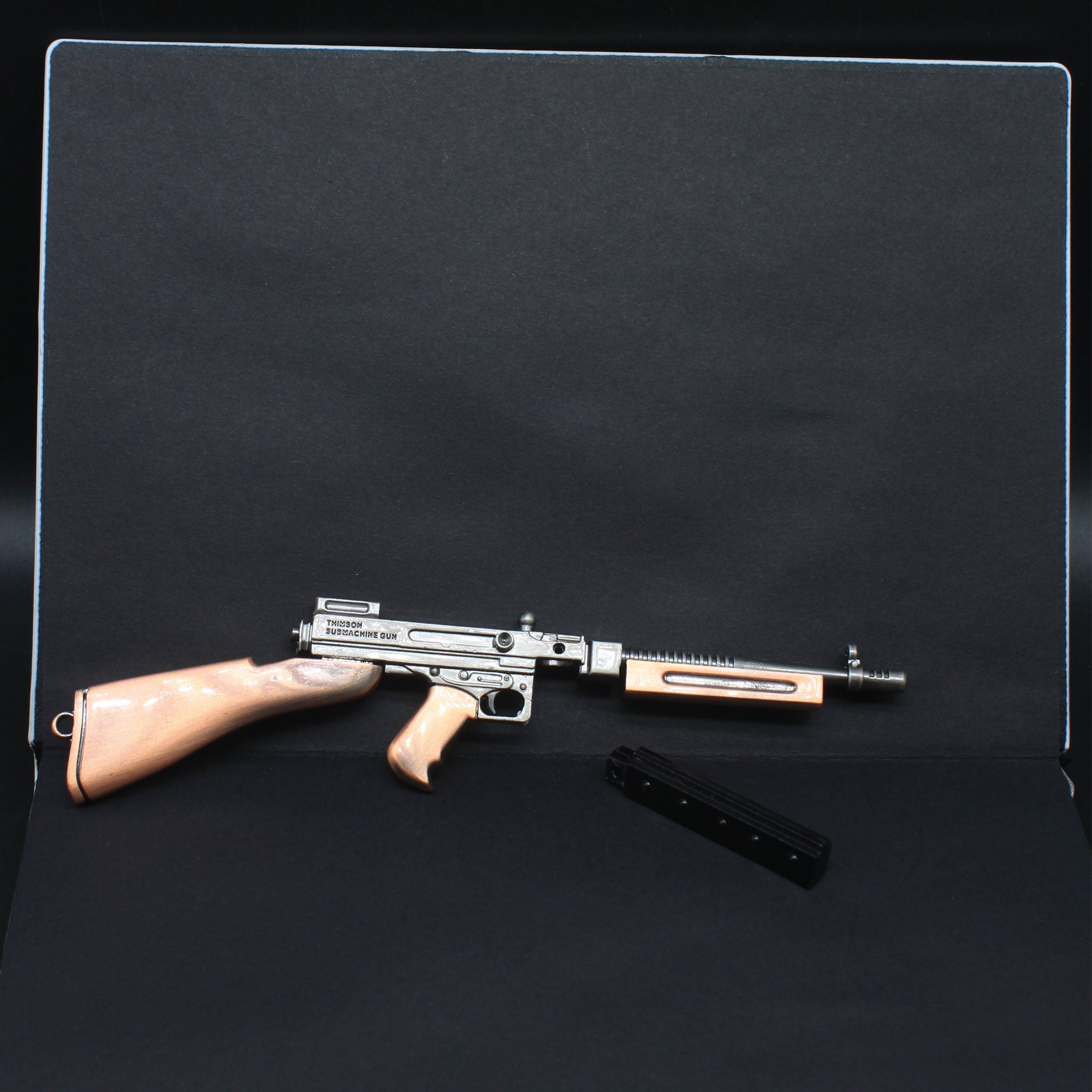 Thompson Submachine Miniature Metal SMG Gun 16.5CM/6.5