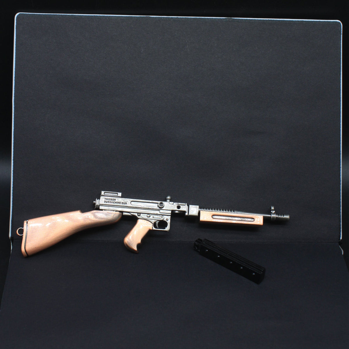 Thompson Submachine Miniature Metal SMG Gun 16.5CM/6.5" - Tophatter Daily Deals