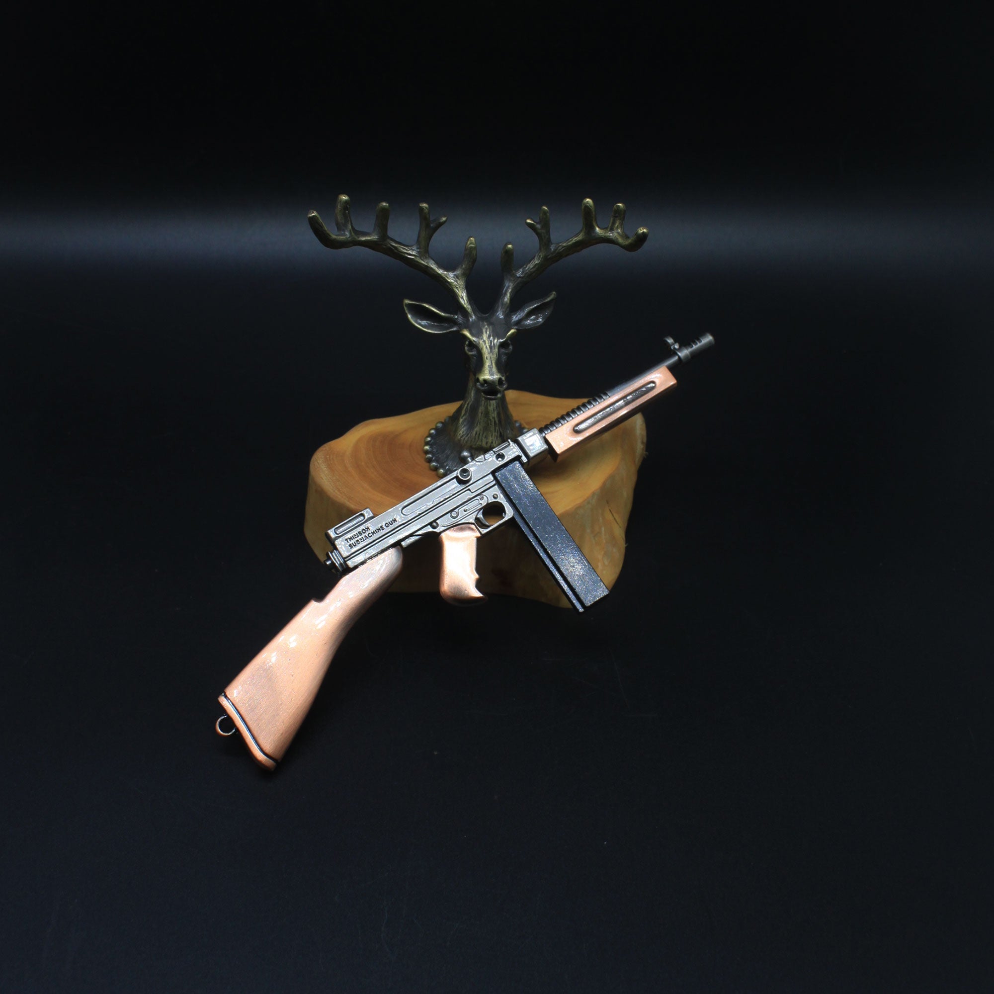 Thompson Submachine Miniature Metal SMG Gun 16.5CM/6.5