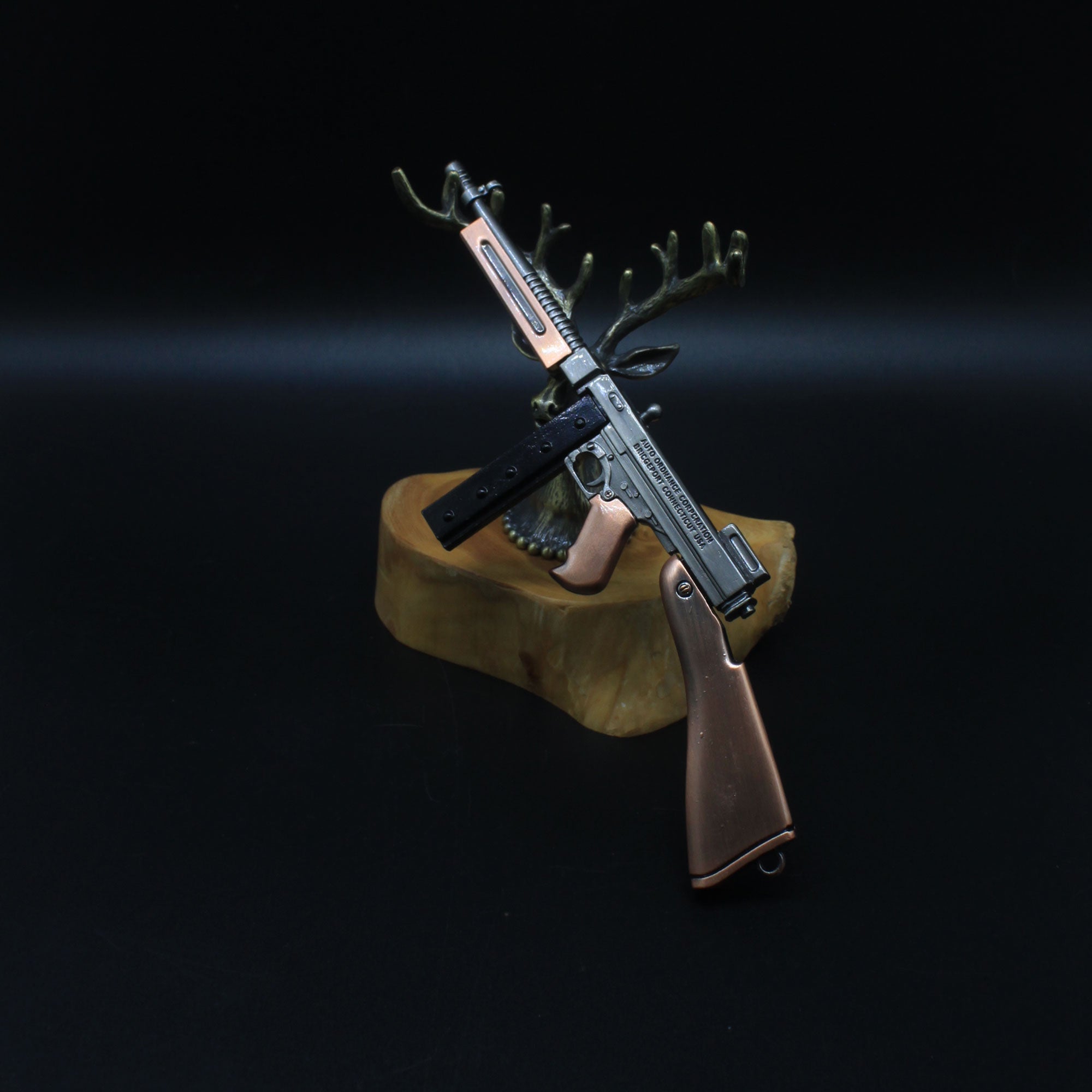 Thompson Submachine Miniature Metal SMG Gun 16.5CM/6.5