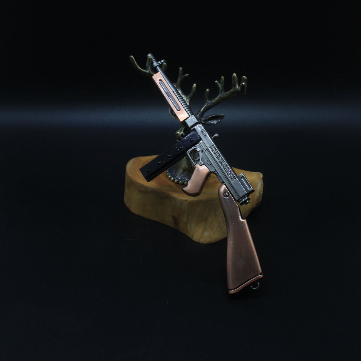 Thompson Submachine Miniature Metal SMG Gun 16.5CM/6.5" - Tophatter Daily Deals