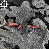 Tiny Thompson Submachine Gun Model Metal Keychain - Tophatter Daily Deals