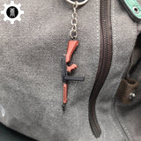 Tiny Thompson Submachine Gun Model Metal Keychain - Tophatter Daily Deals