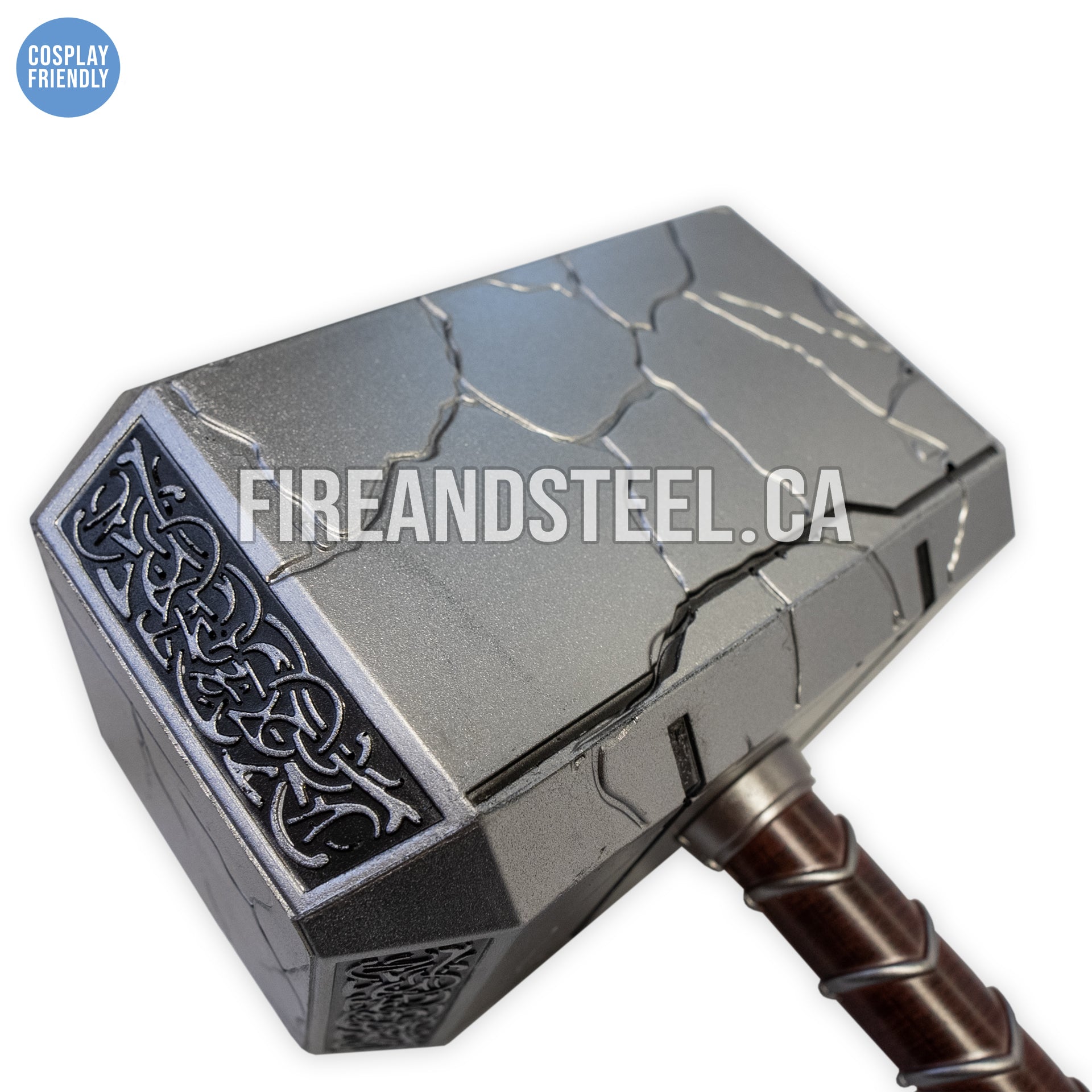Thor's reconstituted "Mjolnir" Hammer (High Density Foam) Movie Sword - Tophatter Daily Deals