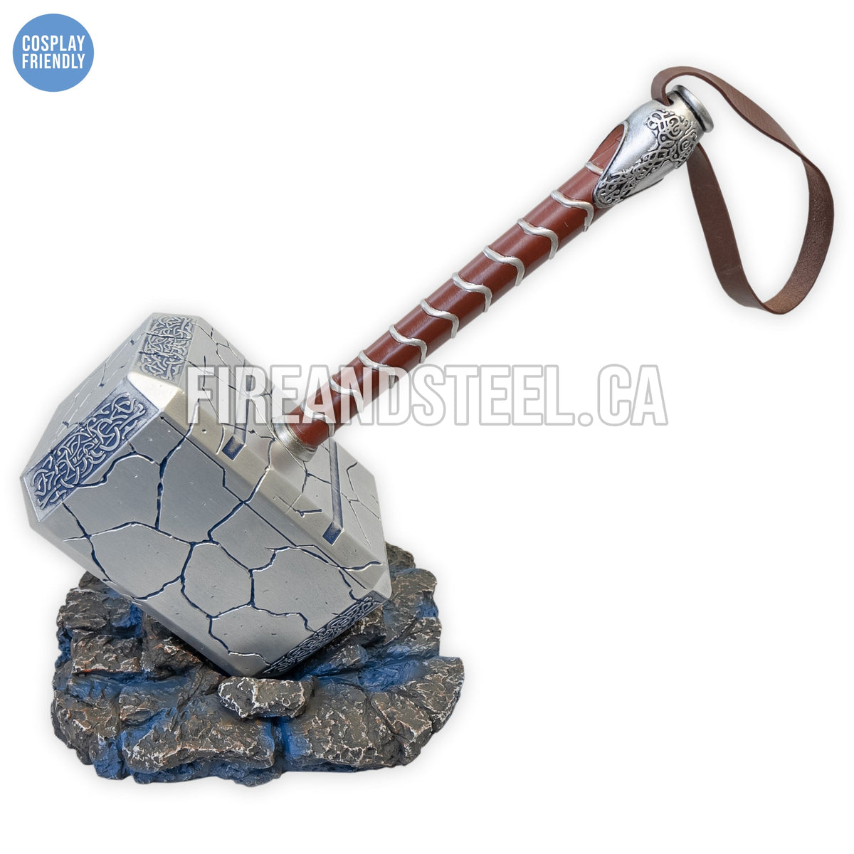Thor's reconstituted "Mjolnir" Hammer (Resin) Movie Sword - Tophatter Daily Deals