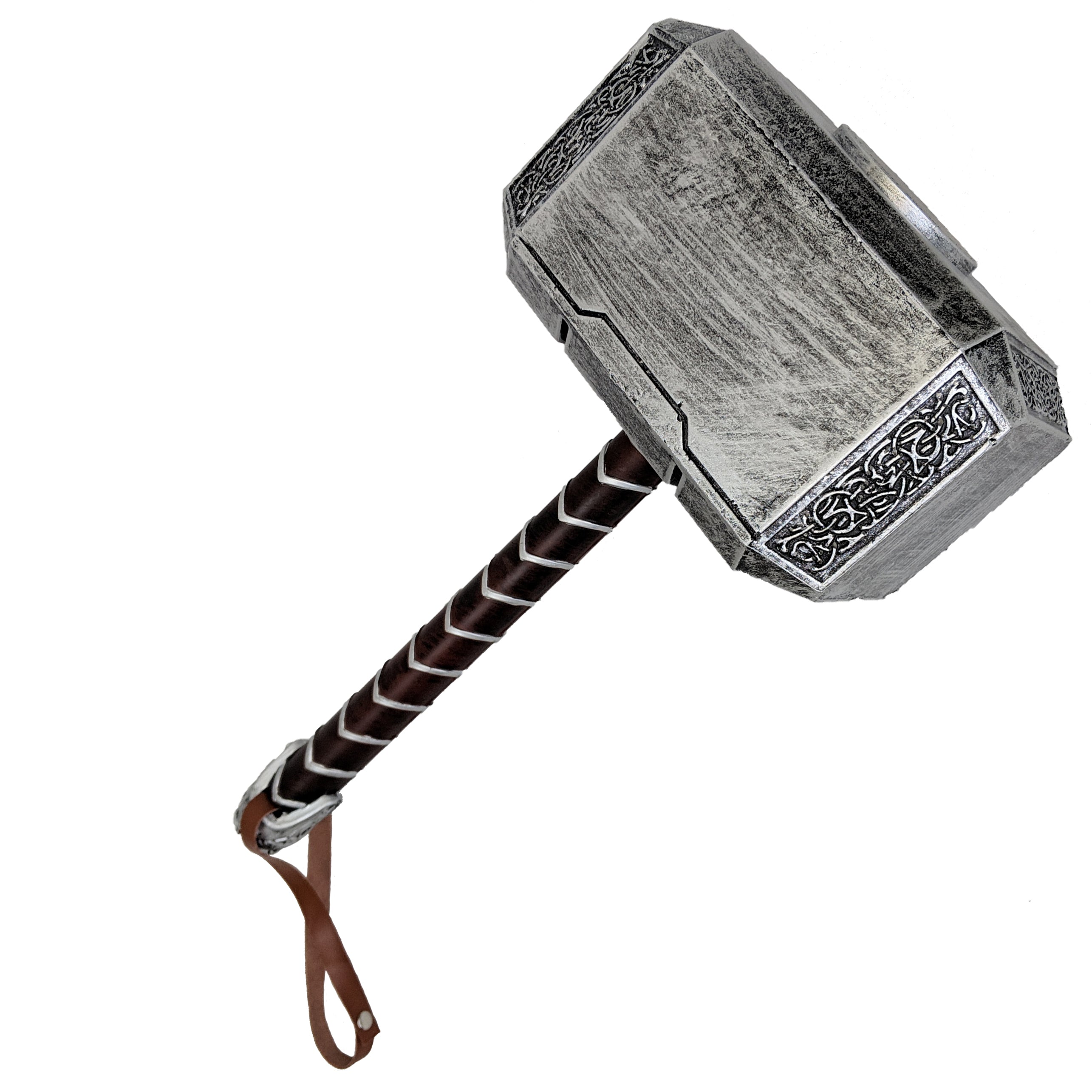Thor's Worthy "Mjolnir" Hammer (High Density Foam) Movie Sword - Tophatter Daily Deals