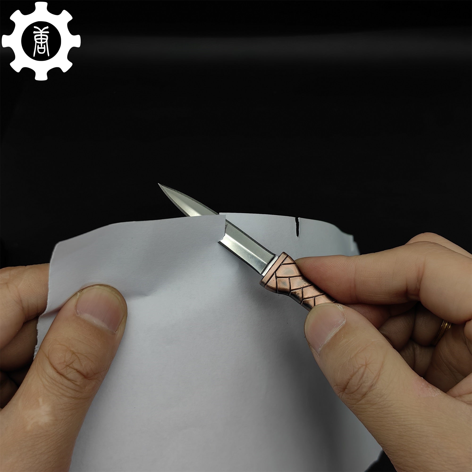 Thorfinn Dagger Viking Short Sword Mini Metal Replica Unboxing Tool - Tophatter Daily Deals