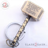 Marvel The Avengers Thor Thor's Hammer Metal Keyring Keychain Bronze Key Chain - Tophatter Daily Deals