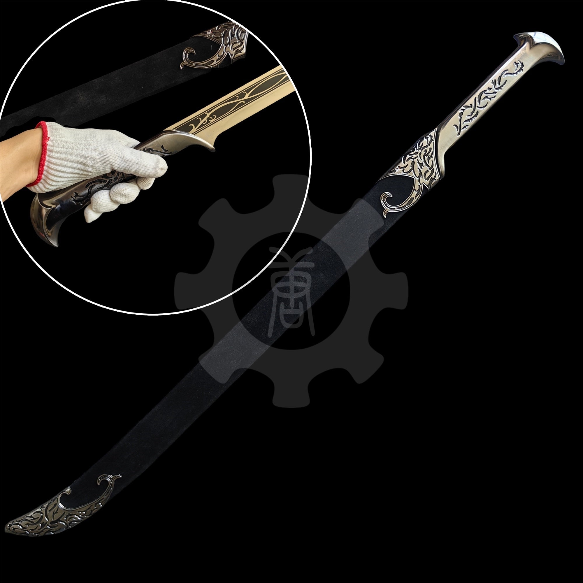 Thranduil's Elf King Sword Life-size Cosplay Prop Metal Replica - Tophatter Daily Deals