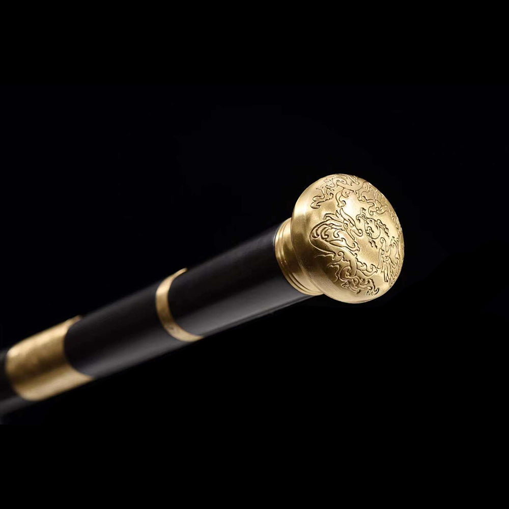 Three Dragons Playing with Pearls Cane Sword - Tophatter Daily Deals