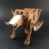 AM013 Mu Niu Liuma Zhuge Liang Three Kingdoms Ancient Wooden Ox Chariot Model 3D Mechanical Model Kit - Tophatter Daily Deals