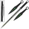 Three Piece Ninja Sword Kunai Throwing Knife Set - TOPHATTER'S ARMORY DEALS Collectible Weapons - Tophatter Daily Deals