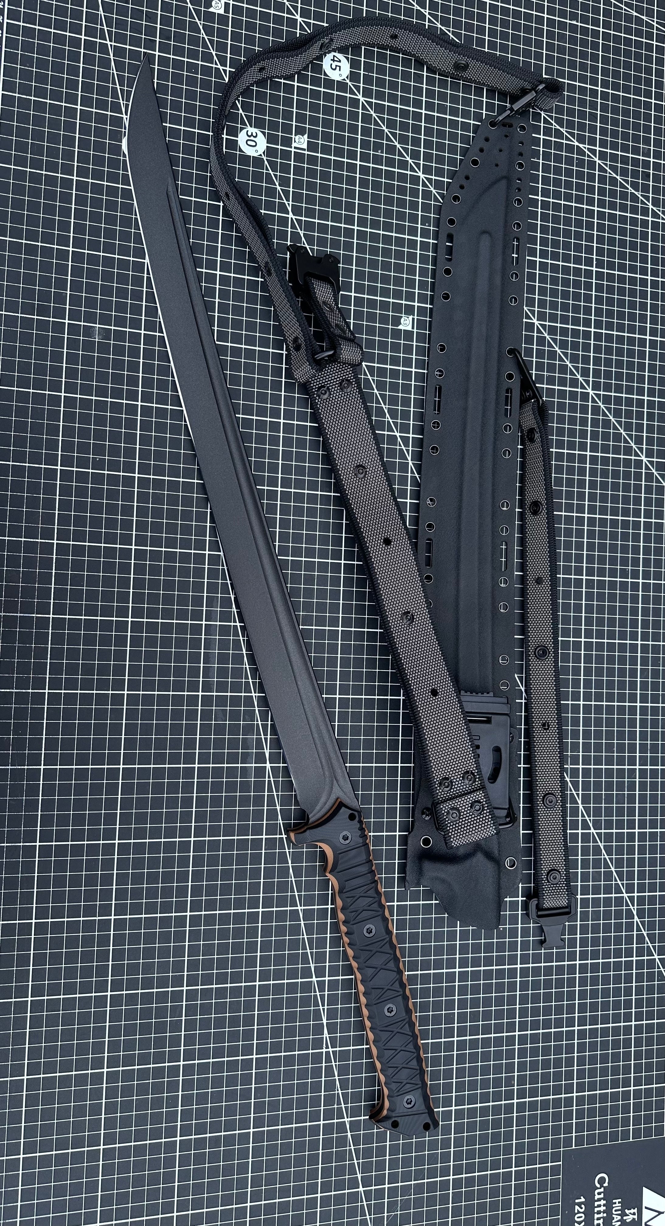 Three Point Harness Tactical Wakizashi - Tophatter Daily Deals