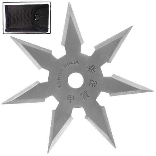 Khoga Ninja Seven Point Sure Stick Throwing Star Collectible Weapons - Tophatter Daily Deals
