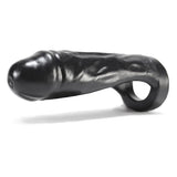 Thug Double Fucker Black - Thick Girth Silicone Penetrator - 8 Inch > Sex Toys For Men > Penis Sleeves - Tophatter Daily Deals