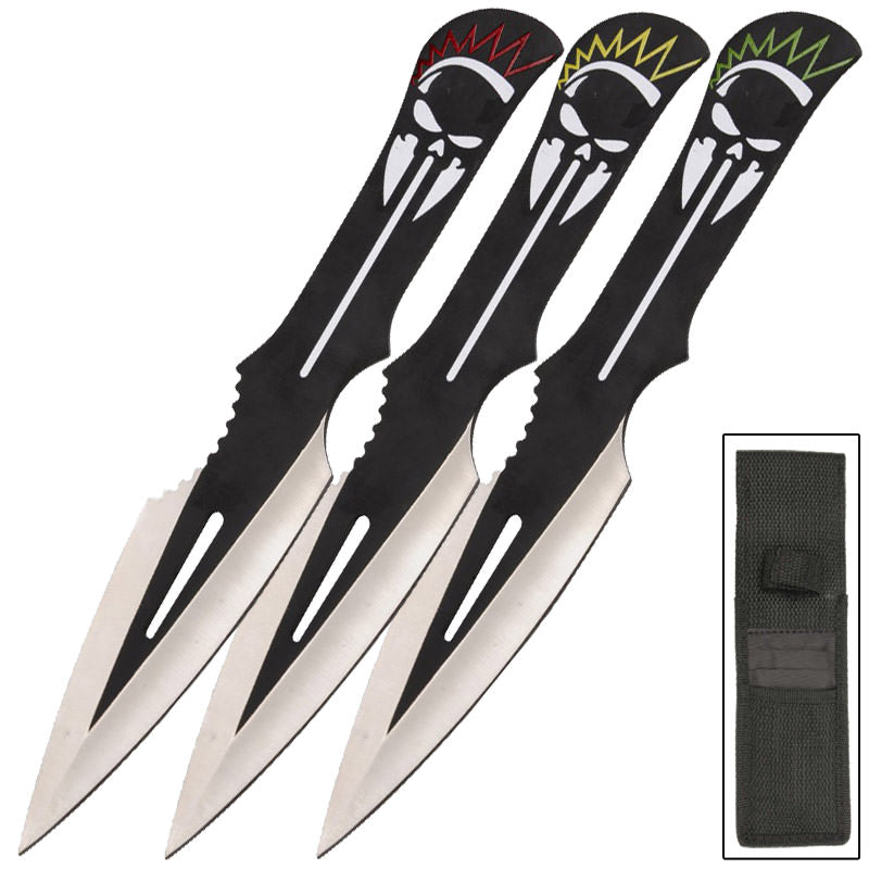 Thunderstruck 3 Piece Throwing Knives - TOPHATTER'S ARMORY DEALS Collectible Weapons - Tophatter Daily Deals
