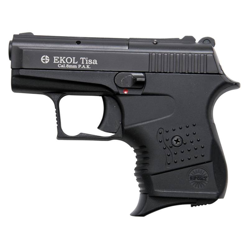 Tisa Blank Firing 8MM Gun Black Finish - TOPHATTER'S ARMORY DEALS Collectible Weapons - Tophatter Daily Deals