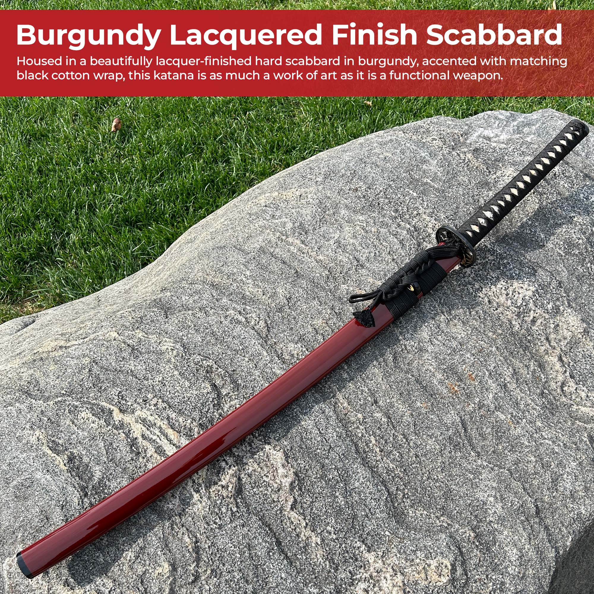 Tiger Fury 1060 Handmade Katana Swords - Tophatter Daily Deals