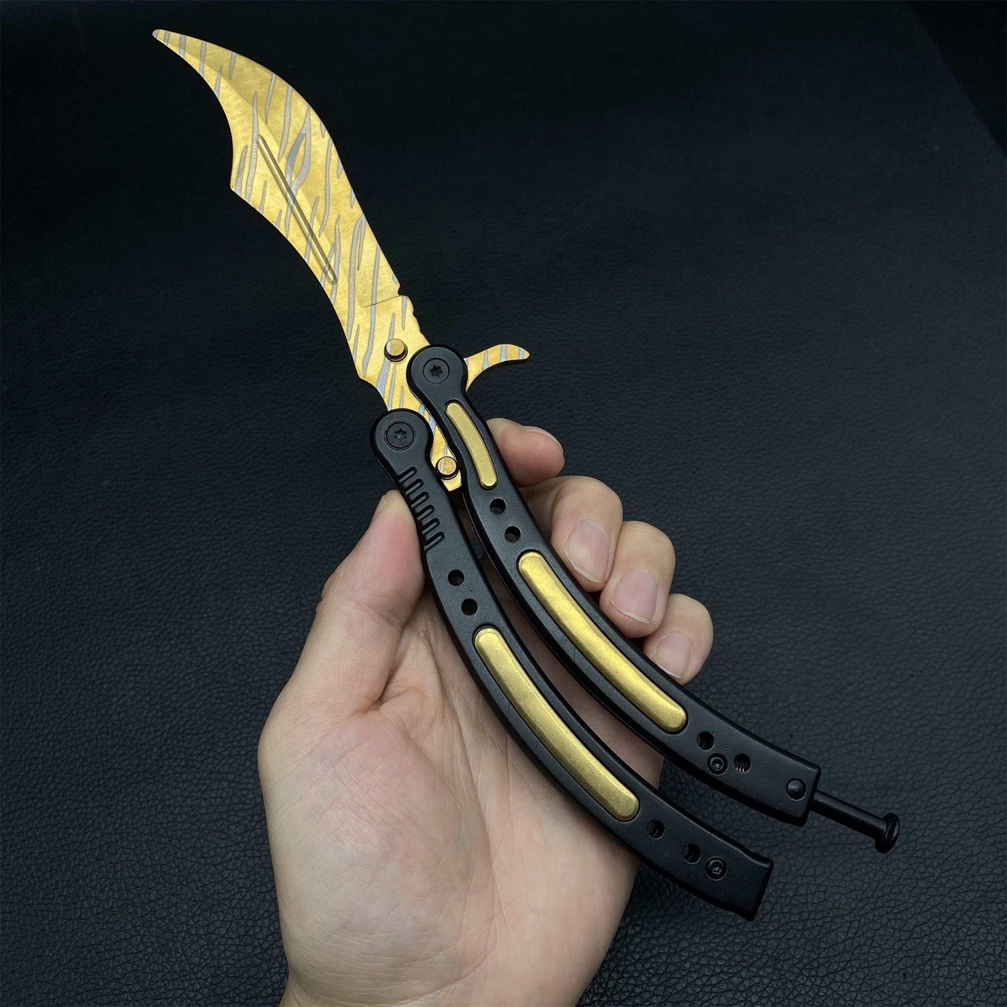 Game Go Steel Balisong Butterfly Knife - Tophatter Daily Deals