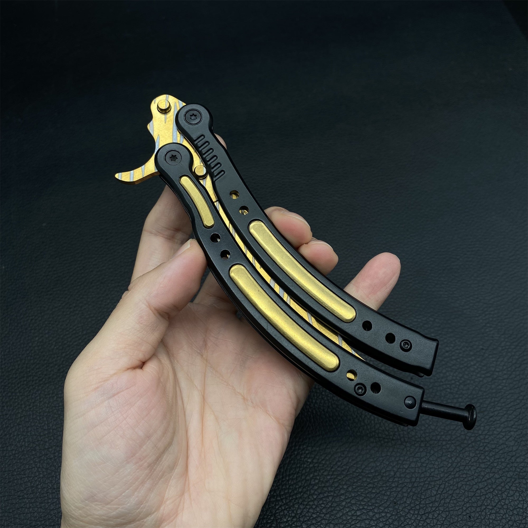 Game Go Steel Balisong Butterfly Knife - Tophatter Daily Deals