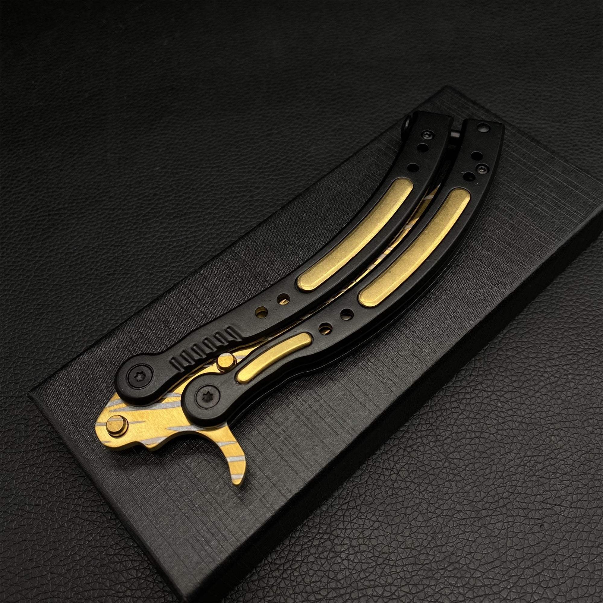 Game Go Steel Balisong Butterfly Knife - Tophatter Daily Deals