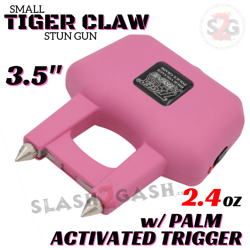 STUN GUN 85M Volts Tiger USA Rechargeable Self Defense - Pink Tiger Claw SD-StunGun - Tophatter Daily Deals