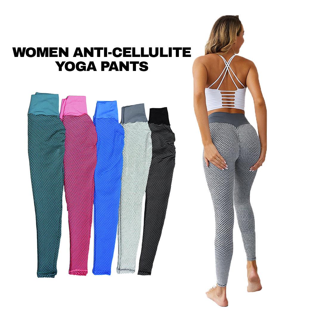 Anti Cellulite Leggings - Women Anti-Cellulite Yoga Pants Push Up Tik Tok Leggings Bum Butt Lift Sport Gym White Exercise & Fitness - Tophatter Daily Deals