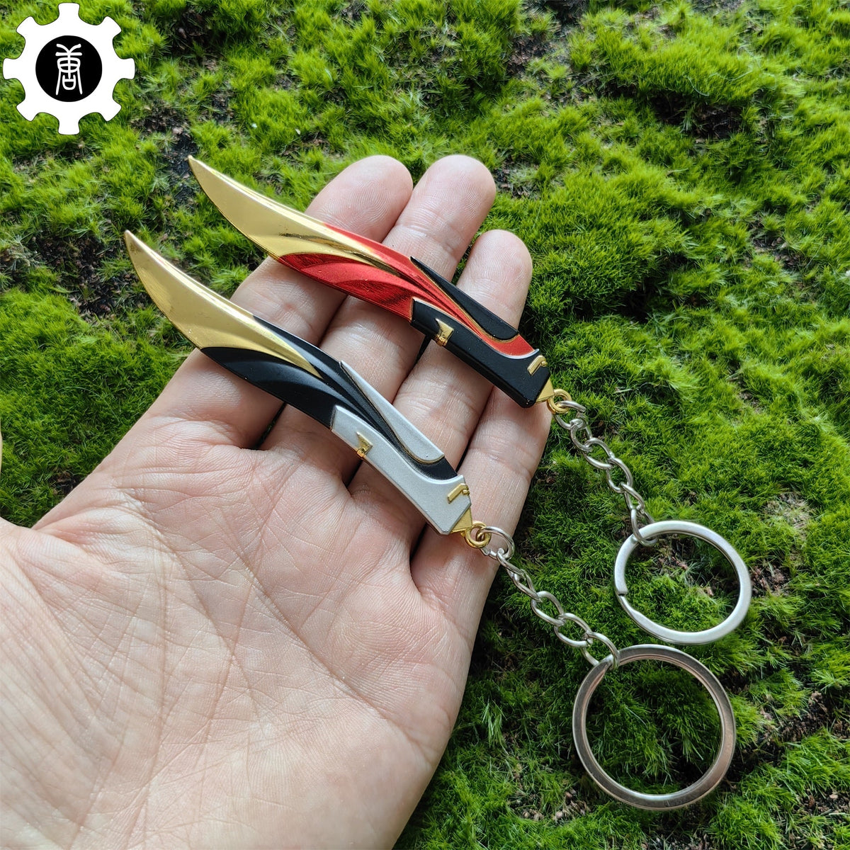Mini Tilde Knife Tiny Keychain Metal Pendant 2 In 1 Pack 2 In 1 Pack - Tophatter Daily Deals