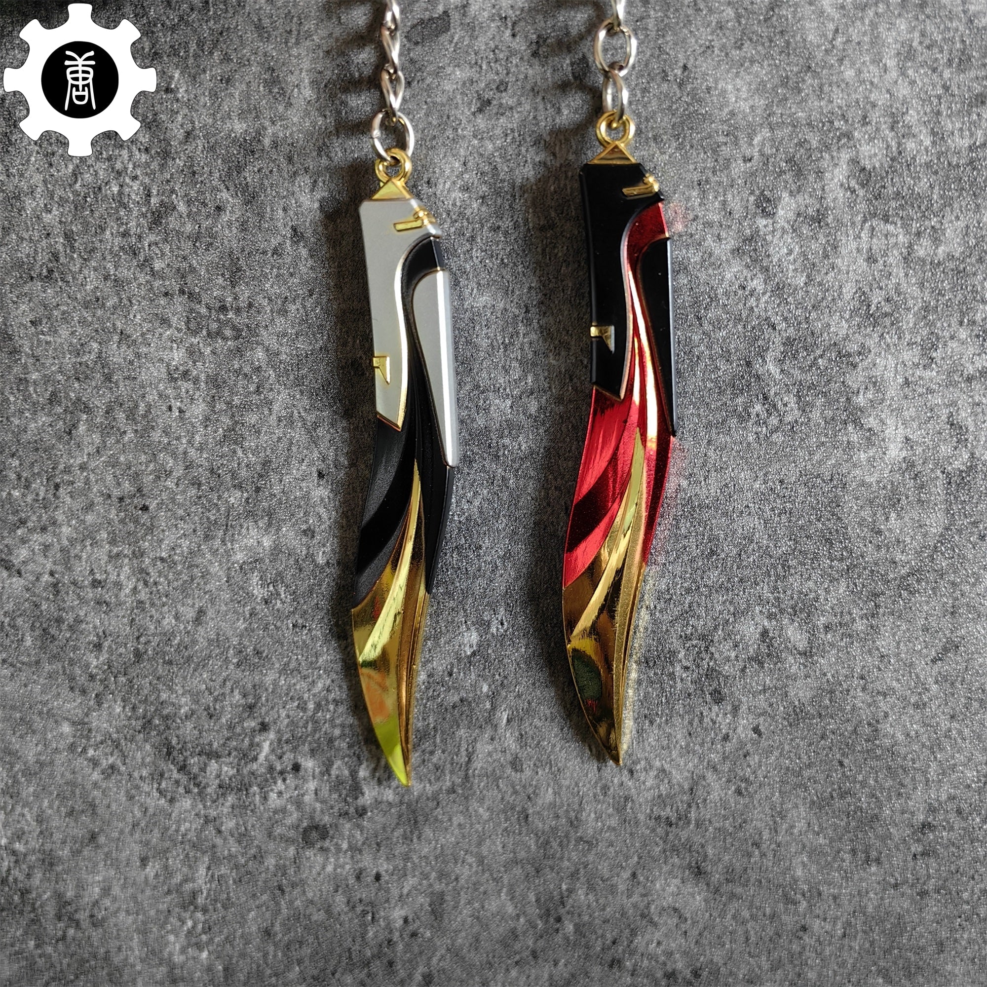 Mini Tilde Knife Tiny Keychain Metal Pendant 2 In 1 Pack - Tophatter Daily Deals