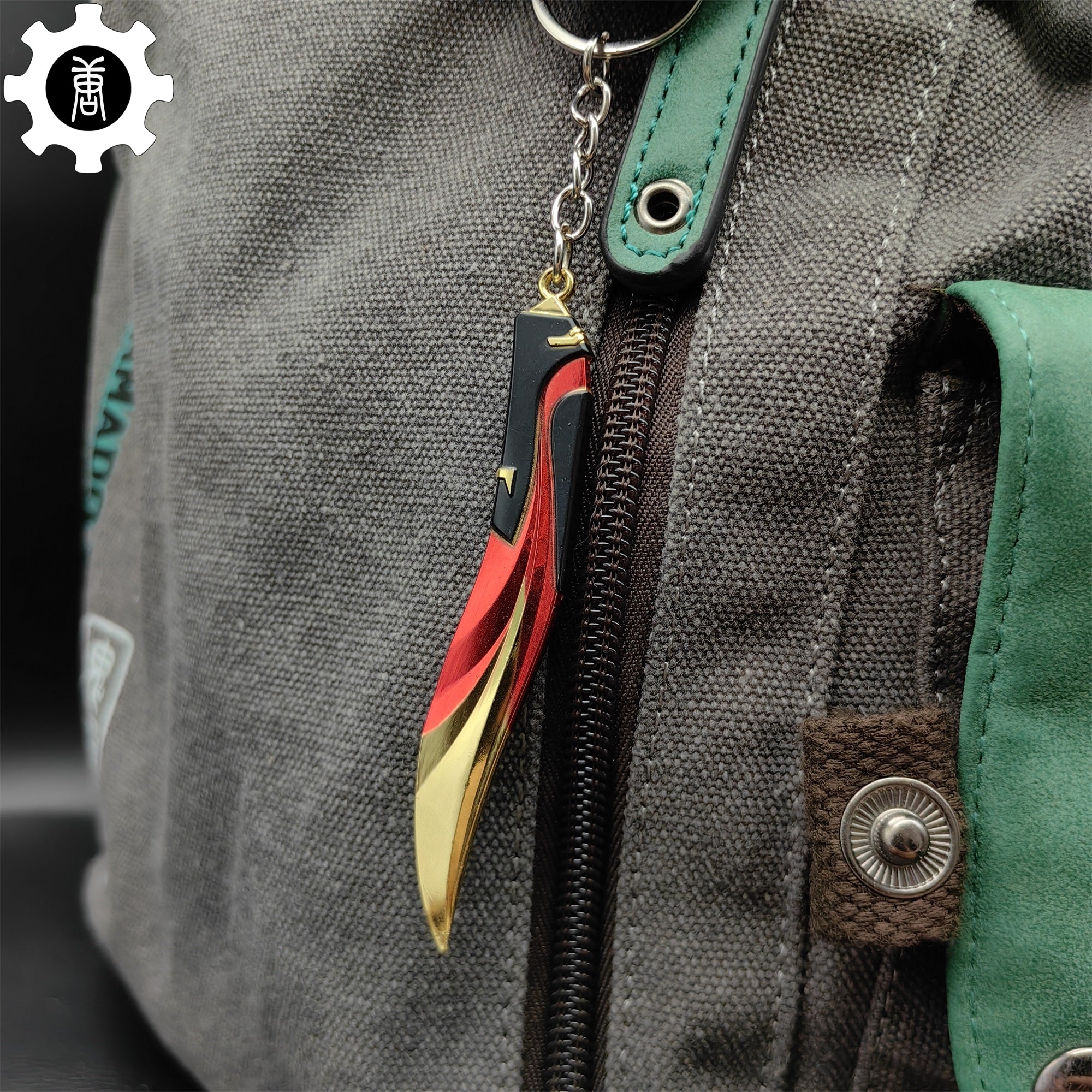 Mini Tilde Knife Tiny Keychain Metal Pendant 2 In 1 Pack - Tophatter Daily Deals