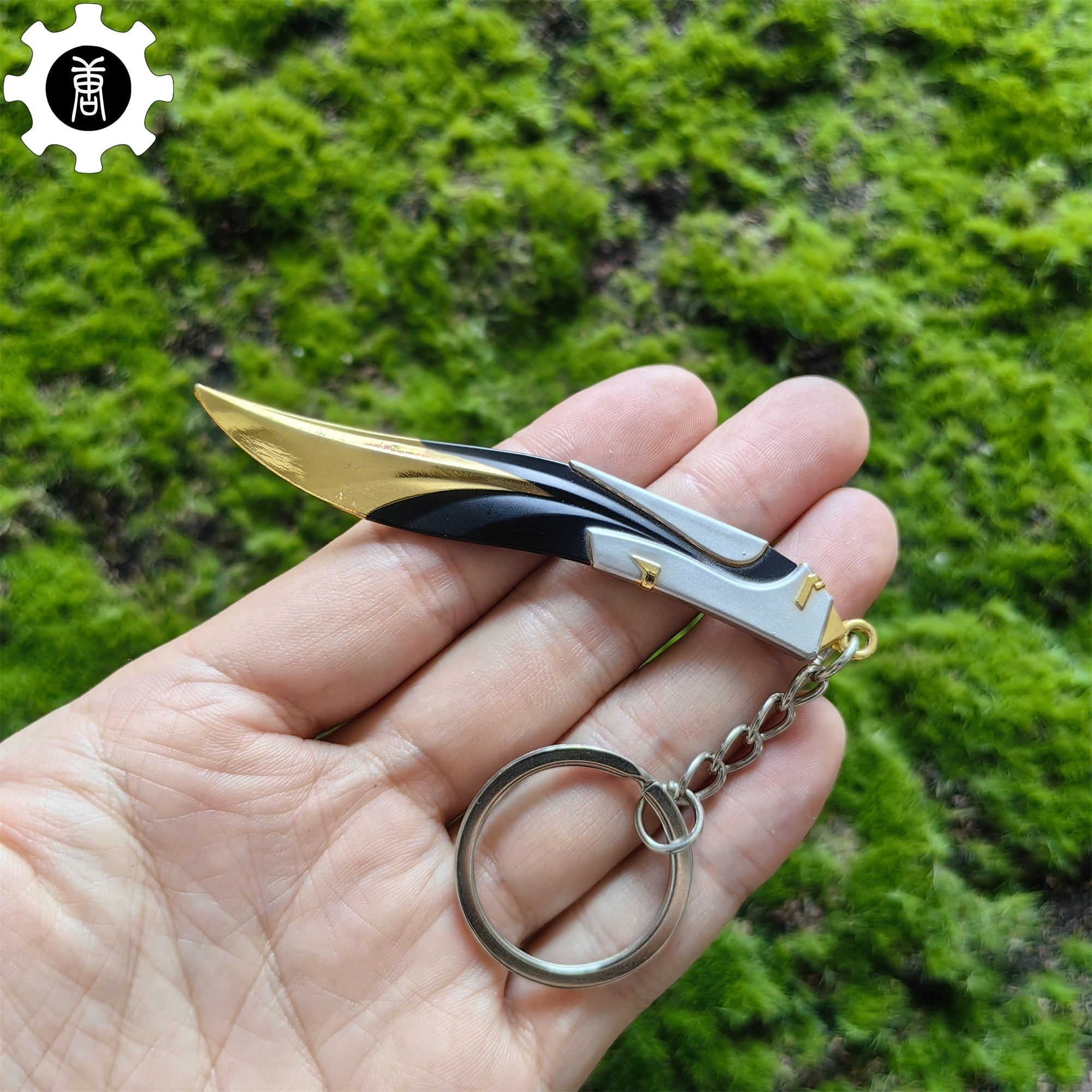 Mini Tilde Knife Tiny Keychain Metal Pendant 2 In 1 Pack White - Tophatter Daily Deals