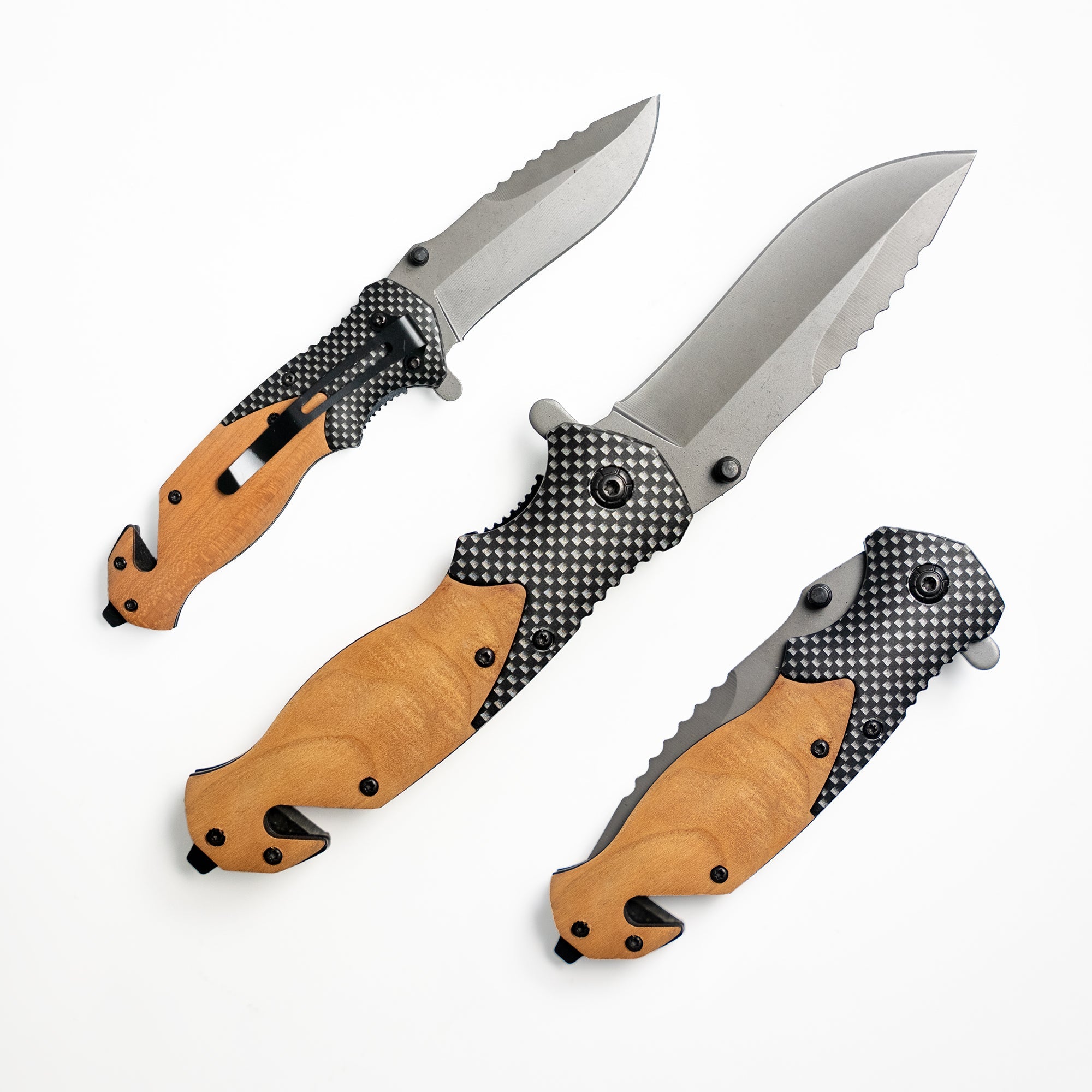 Fire and Steel - Timber Folding Knife Plain Fire and Steel Exclusive - Tophatter Daily Deals