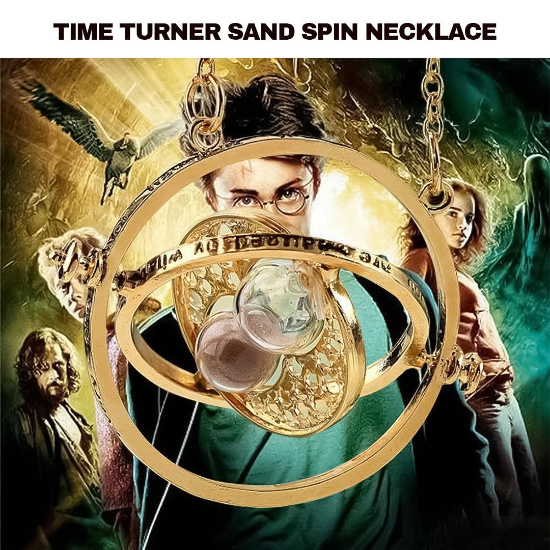 Harry Potter Necklace Time Turner - Hermione Converter Sand Spin Necklace Pendant Retro Festive & Franchise - Tophatter Daily Deals