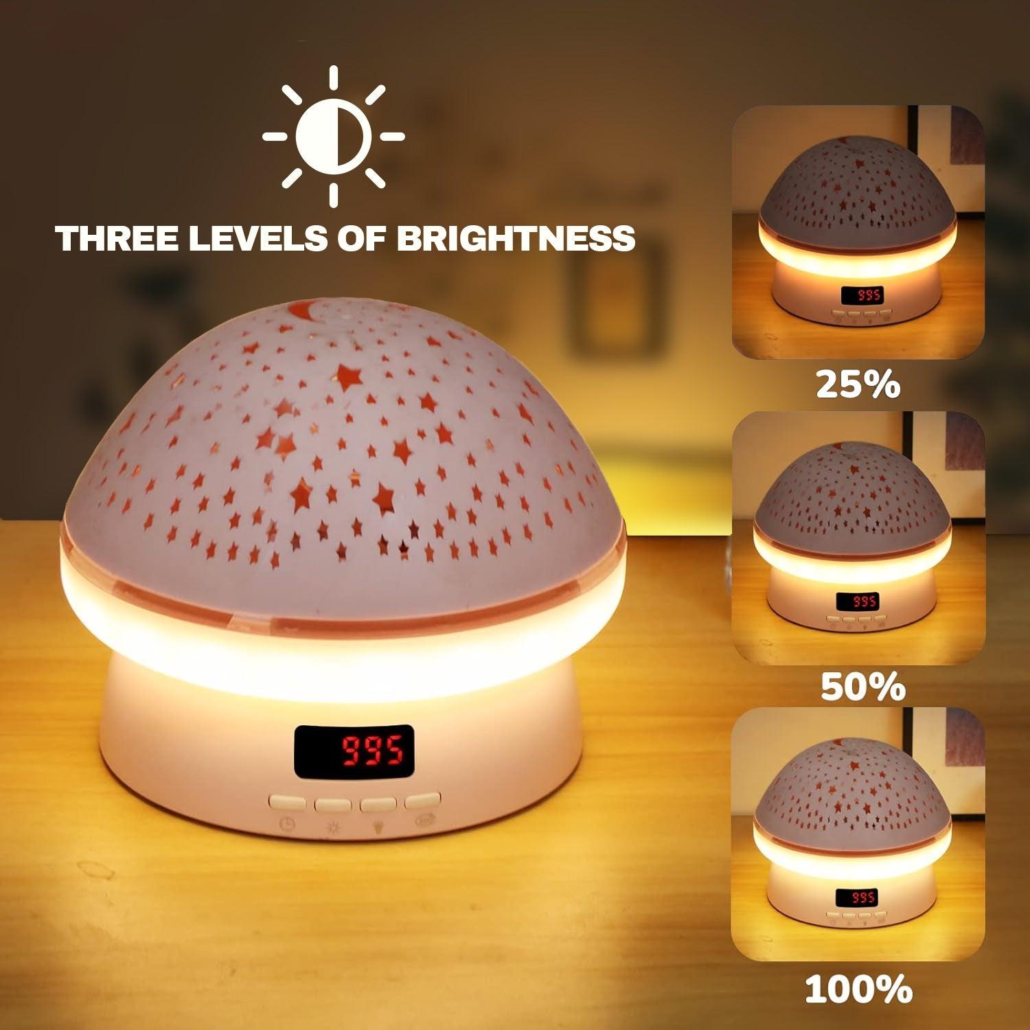 Stars Light Projector - Timer Rotation Star Projector Night Light for Kids Xmas Stocking Fillers Christmas Toys - Tophatter Daily Deals