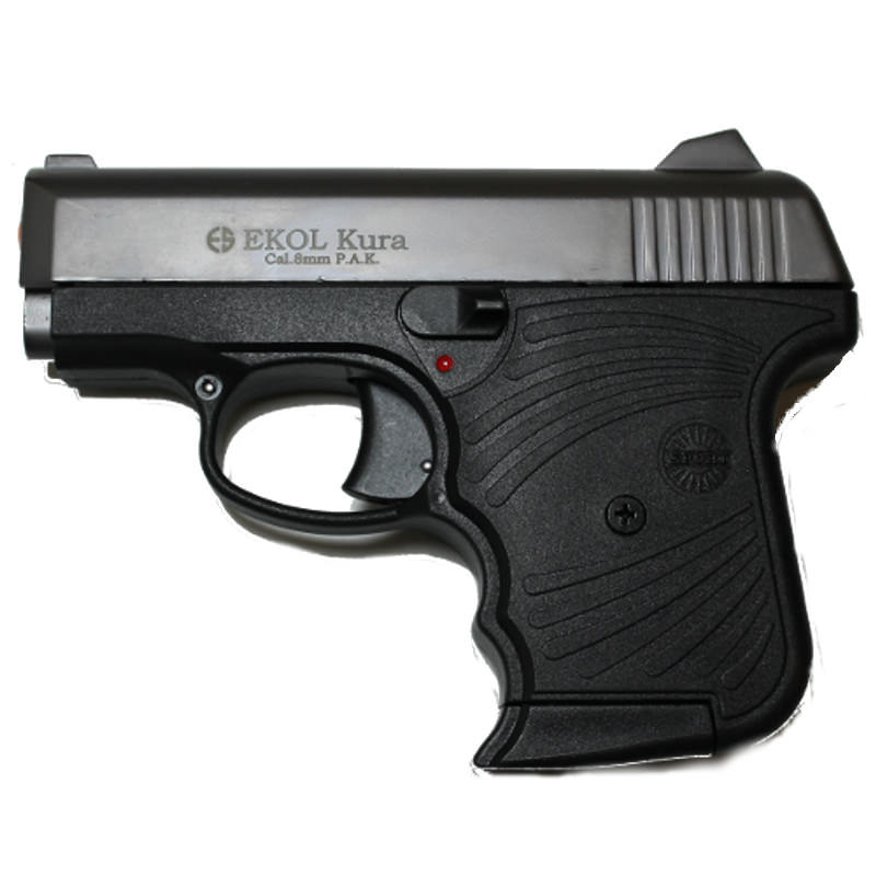 Kura Compact Blank Firing 8MM Gun Fume Finish Starter Pistol Collectible Weapons - Tophatter Daily Deals