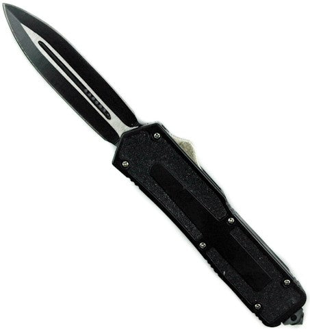 Titan Enforcer D/A OTF Automatic Knife Black Double Edge w/ Breaker Double Edge Knife-OTF - Tophatter Daily Deals