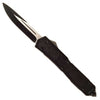 Titan II Dual Action OTF Automatic Knife Black 2 Tone - Single Edge Knife-OTF - Tophatter Daily Deals