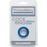 TitanMen Cock Ring Blue Stretch to Fit > Cock Ring > Single - Tophatter Daily Deals