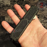 Titan OTF Knife D/A Black Automatic Switchblade UPGRADED - Dagger Ser Knife-OTF - Tophatter Daily Deals