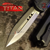 Titan OTF Knife D/A Black Automatic Switchblade UPGRADED - Dagger Knife-OTF - Tophatter Daily Deals