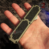 Titan OTF Automatic Knife Dual Action Grey Tactical Dagger Serrated Knife-OTF - Tophatter Daily Deals