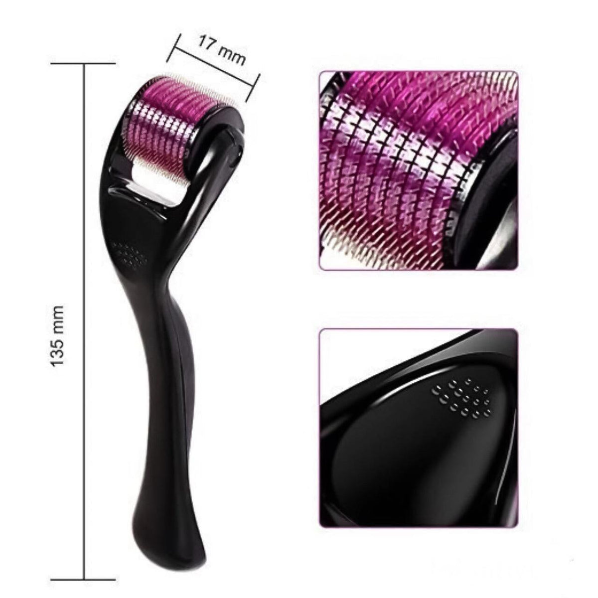 Derma Rolling Hair - Titanium Micro Needle Derma Roller Beard Hair Regeneration Growth Skin Care Hair Care - Tophatter Daily Deals