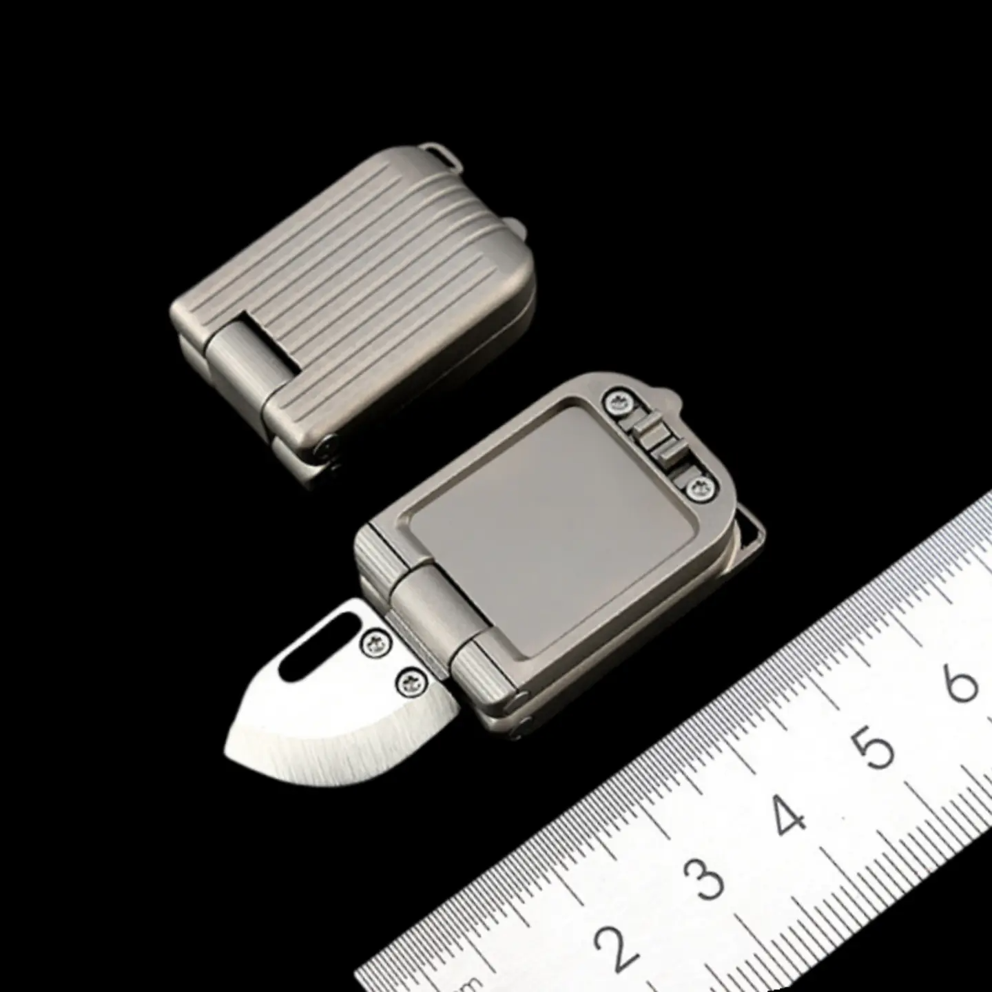 Titanium Mini Luggage Pocket Knife - Tophatter Daily Deals