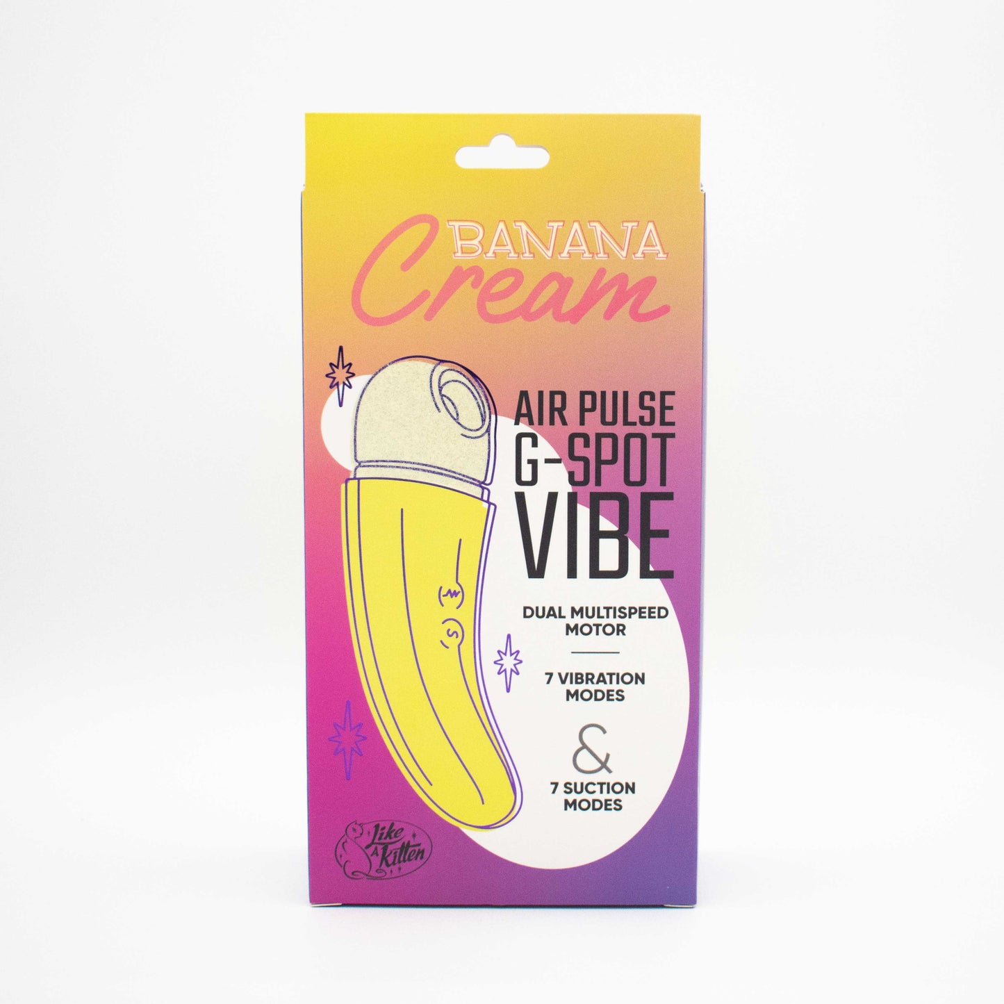 Banana Cream Yellow – G-Spot and Air Pulse Vibrator > Sex Toys For Ladies > Air Pulsation - Tophatter Daily Deals